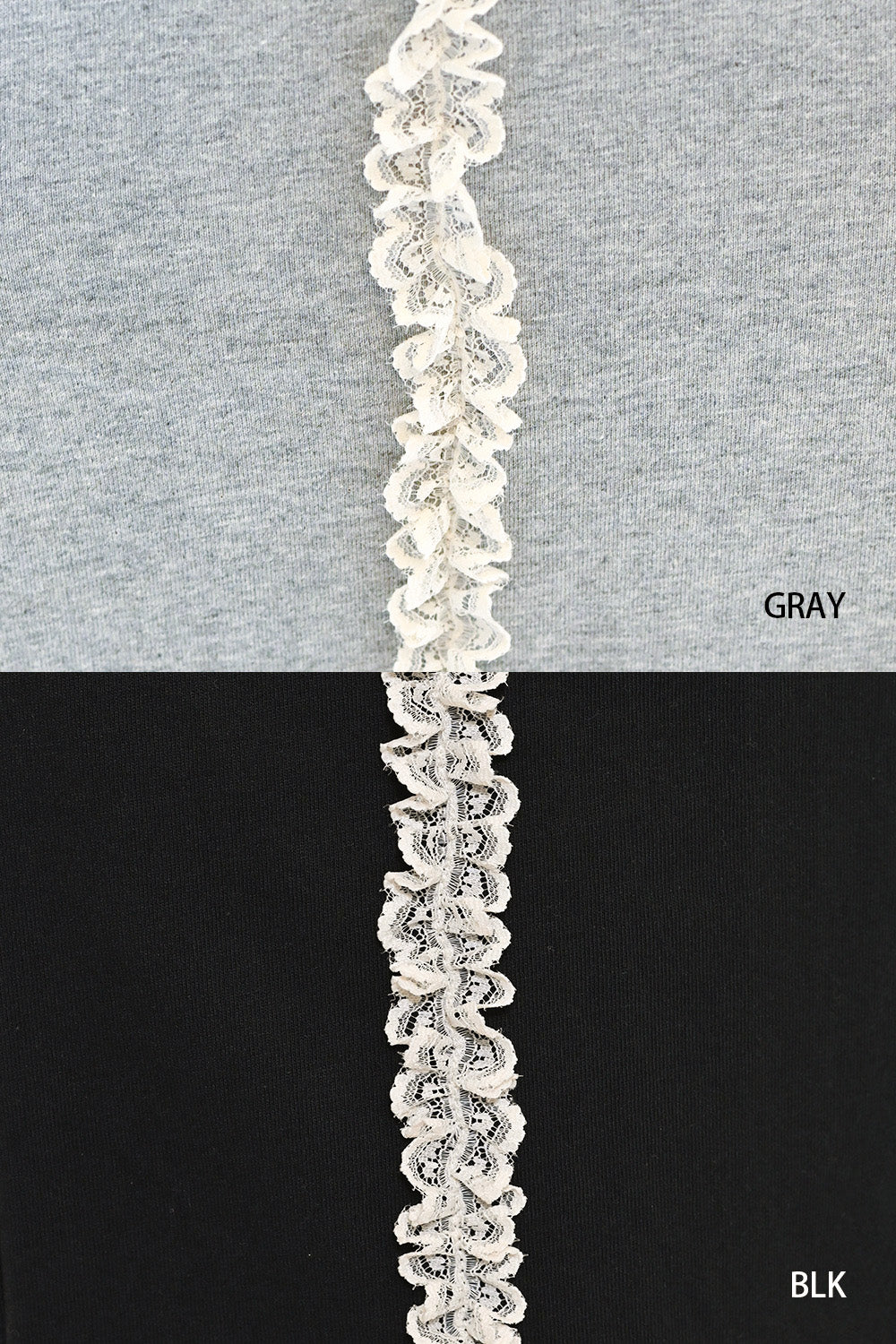 ≪SALE≫【charmmy】Lace Trim Straight Skirt