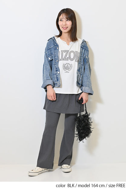 ≪SALE≫【charmmy】Mini Skirt Leggings Set