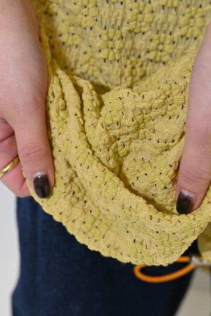 【charmmy】レースシャーリングスカート
