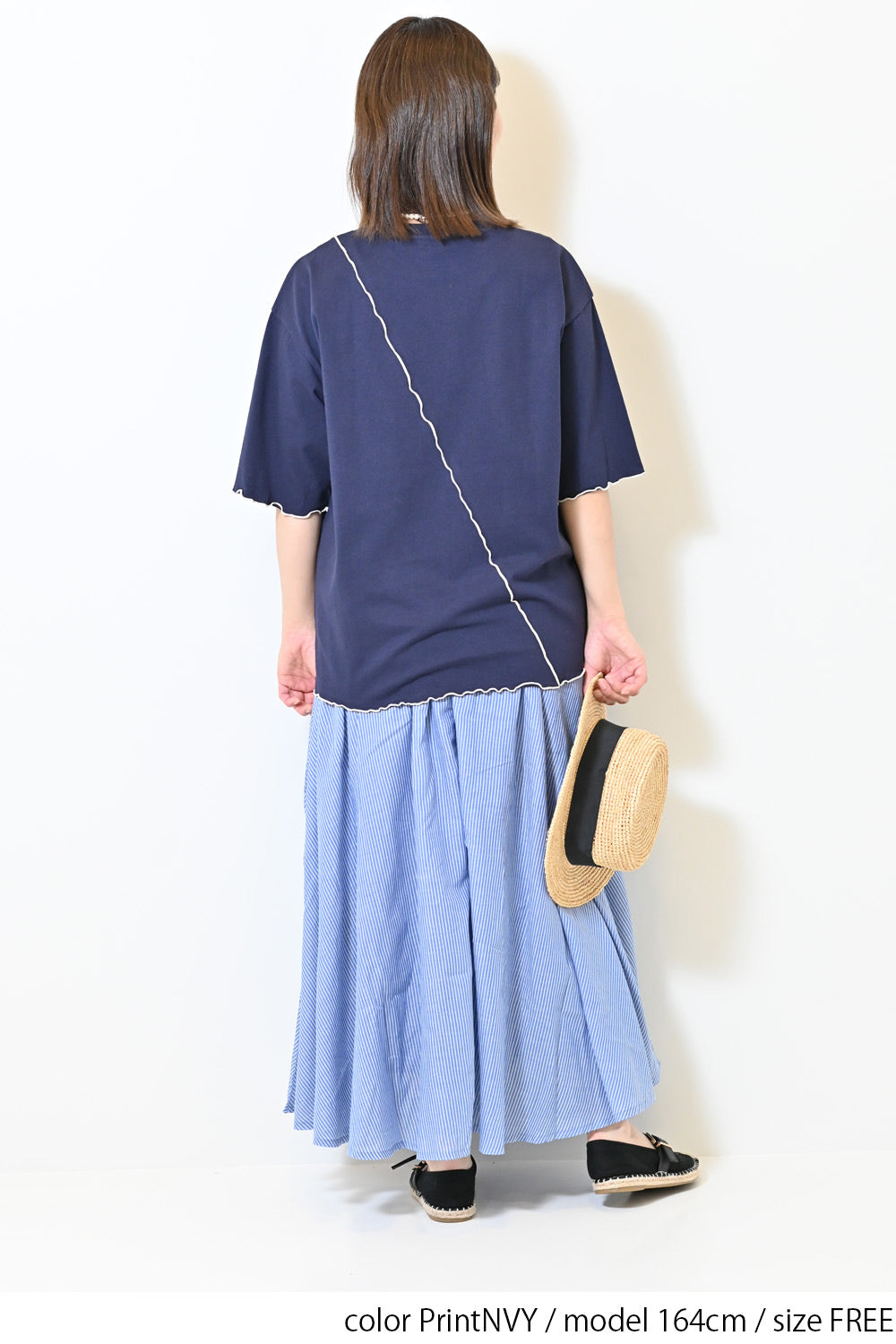 ≪SALE≫Panel Mellow College Tee