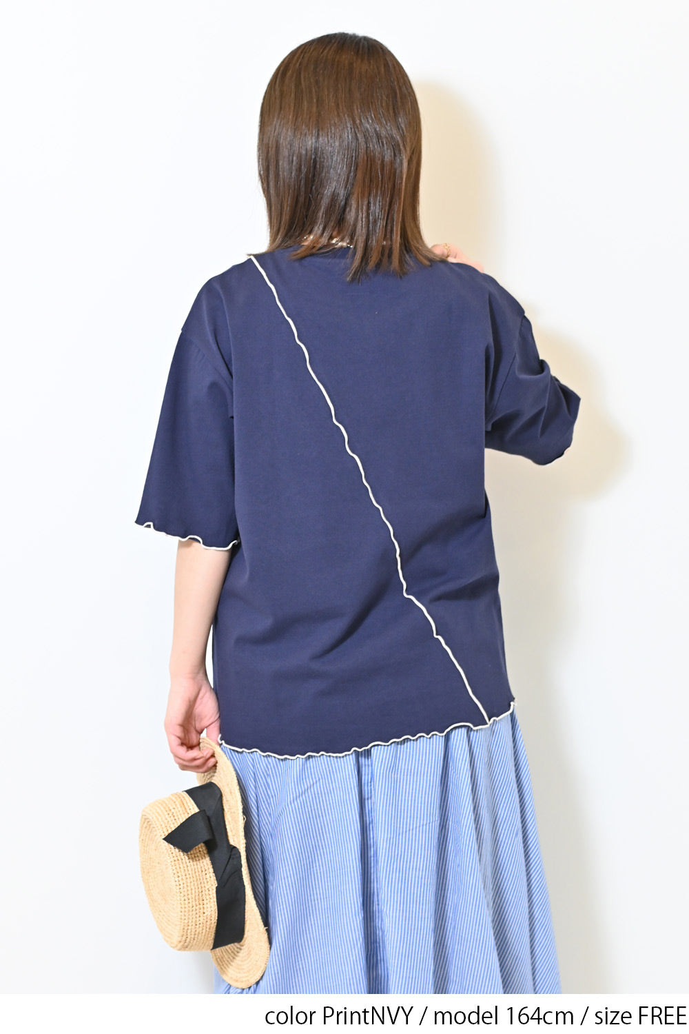 ≪SALE≫Panel Mellow College Tee