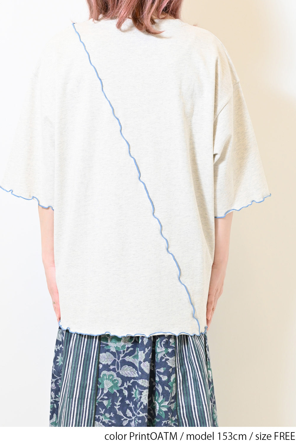 ≪SALE≫Panel Mellow College Tee