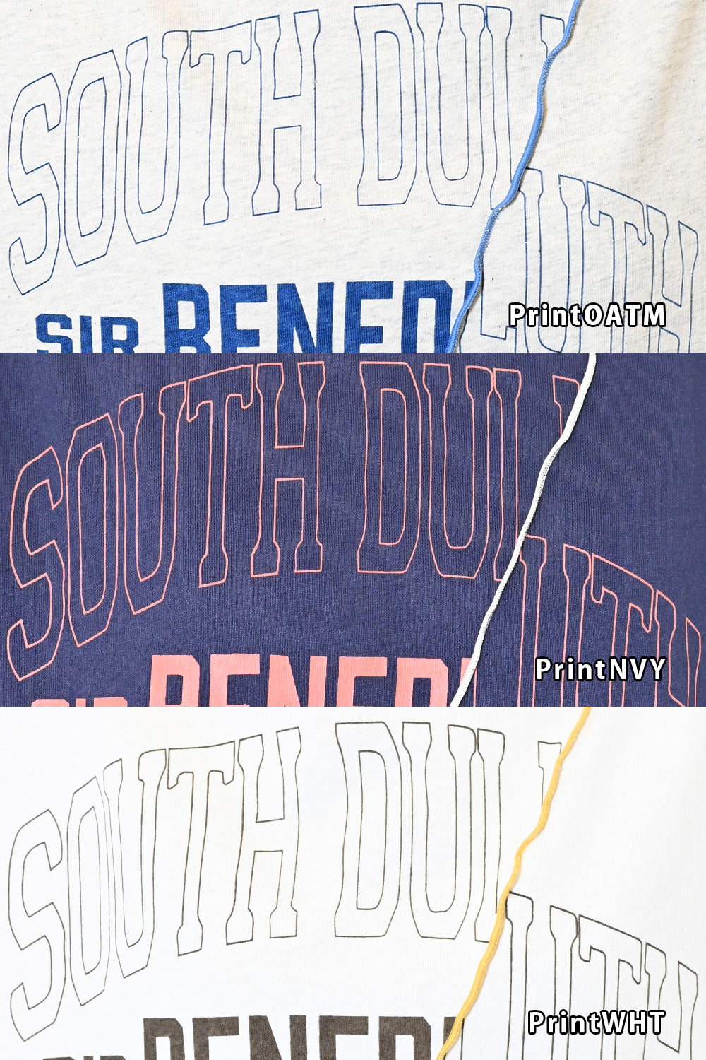 ≪SALE≫Panel Mellow College Tee
