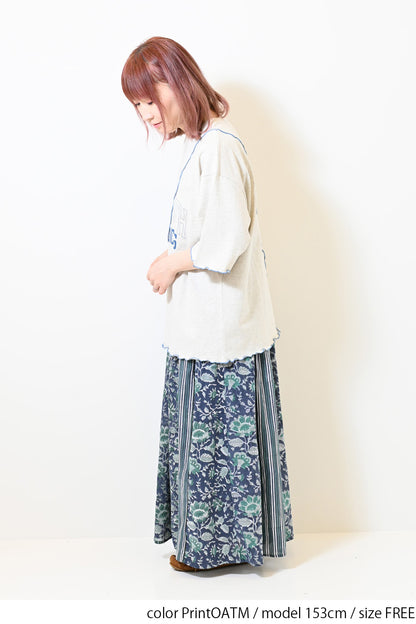 ≪SALE≫Panel Mellow College Tee