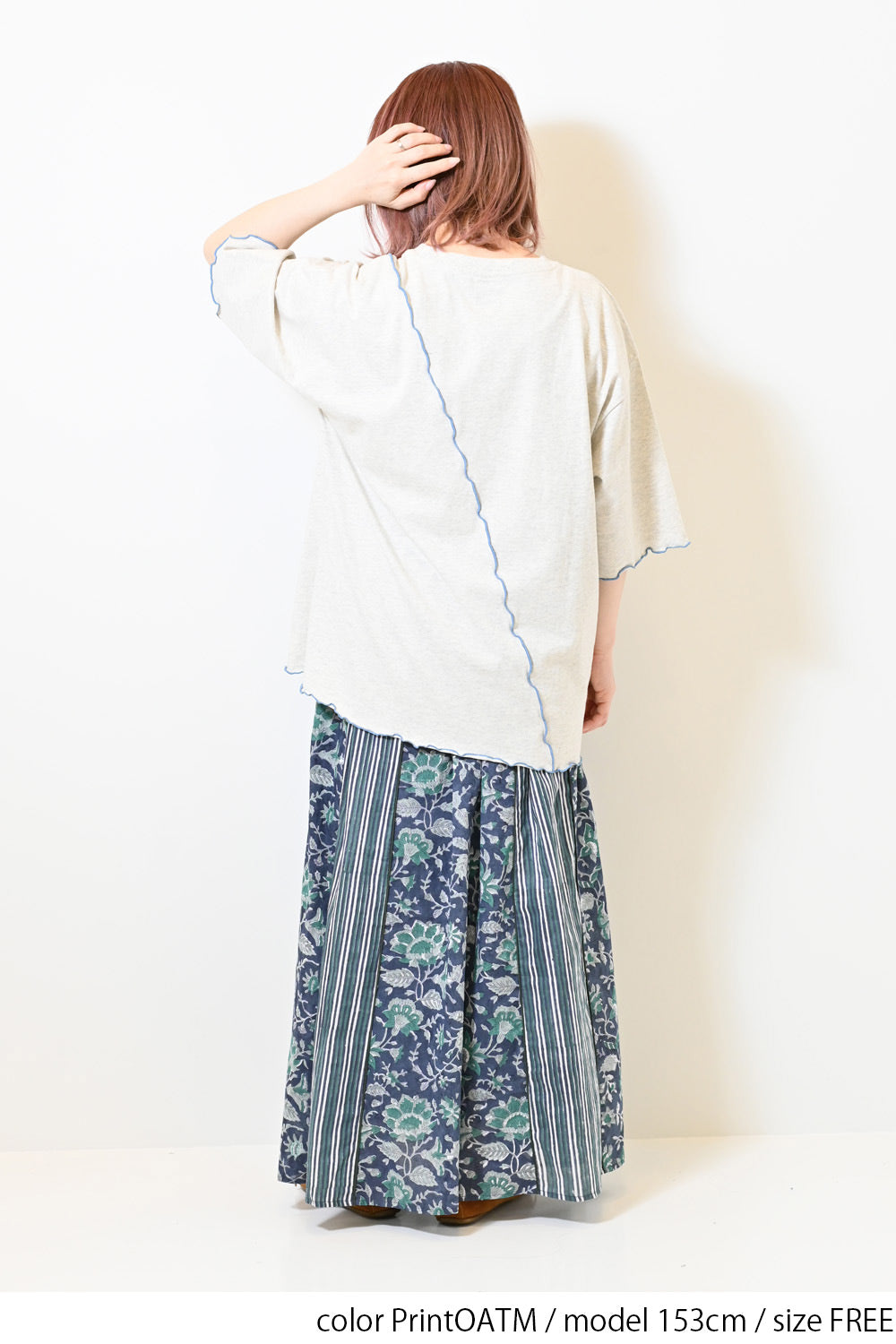 ≪SALE≫Panel Mellow College Tee