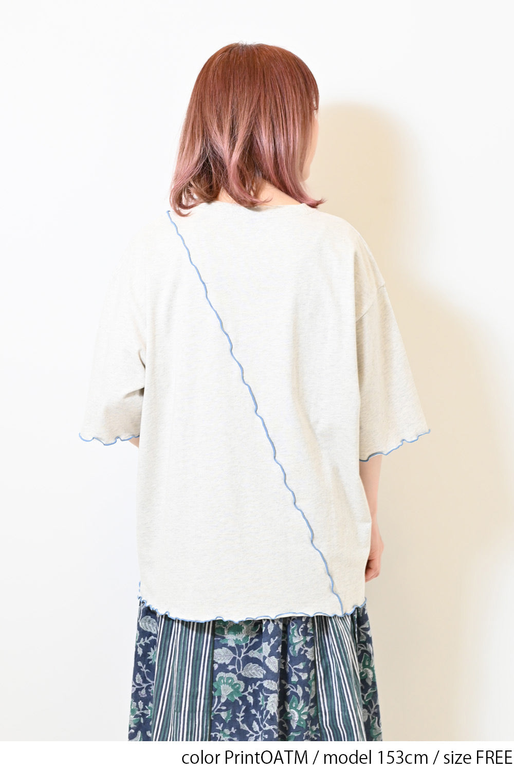 ≪SALE≫Panel Mellow College Tee