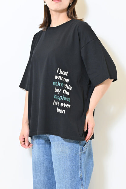 ≪SALE≫Side Logo Big Tee