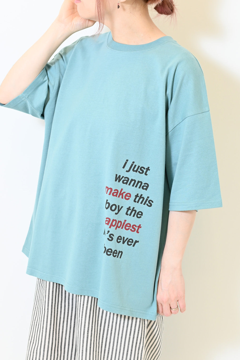 ≪SALE≫Side Logo Big Tee
