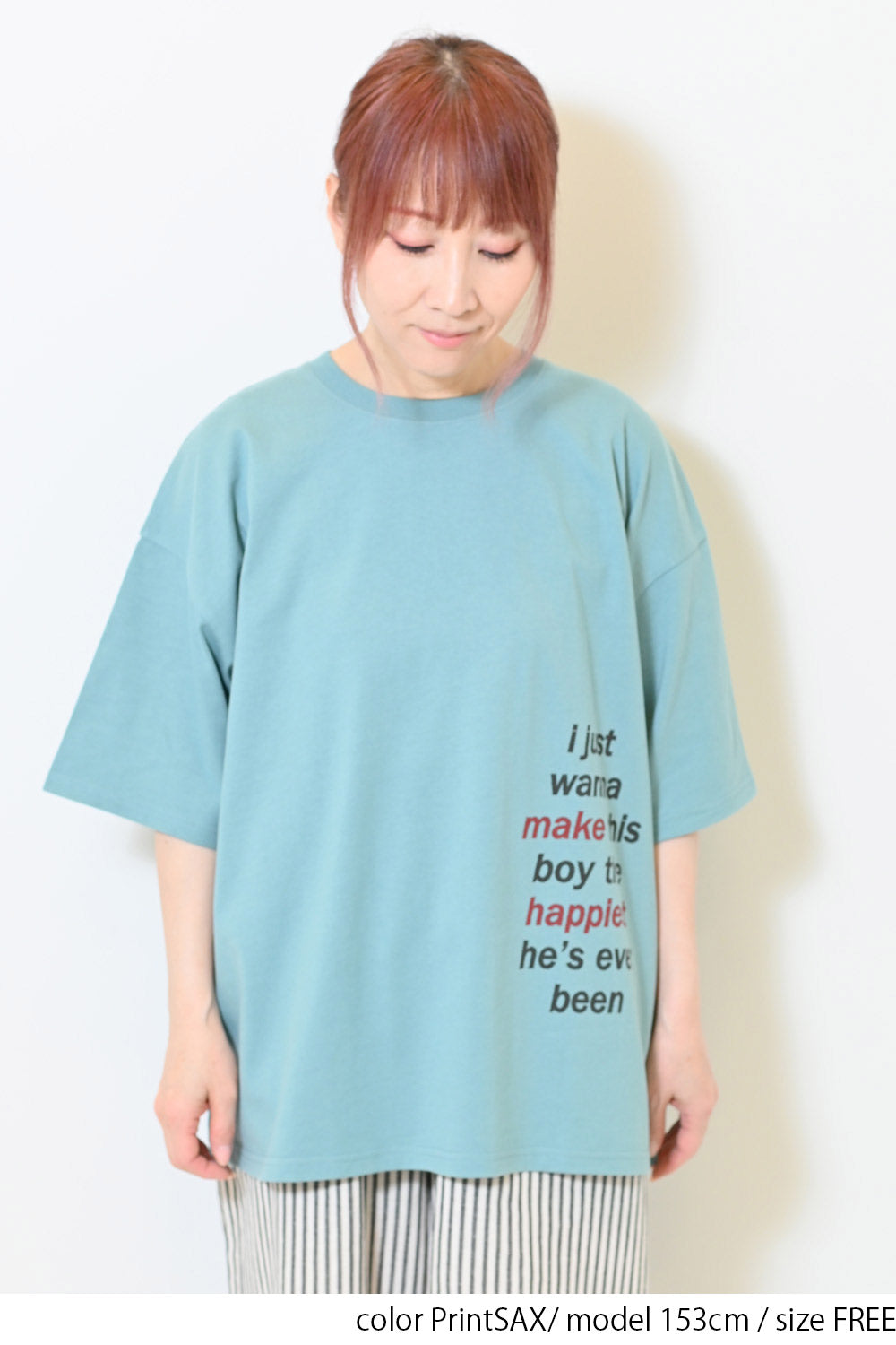 ≪SALE≫Side Logo Big Tee