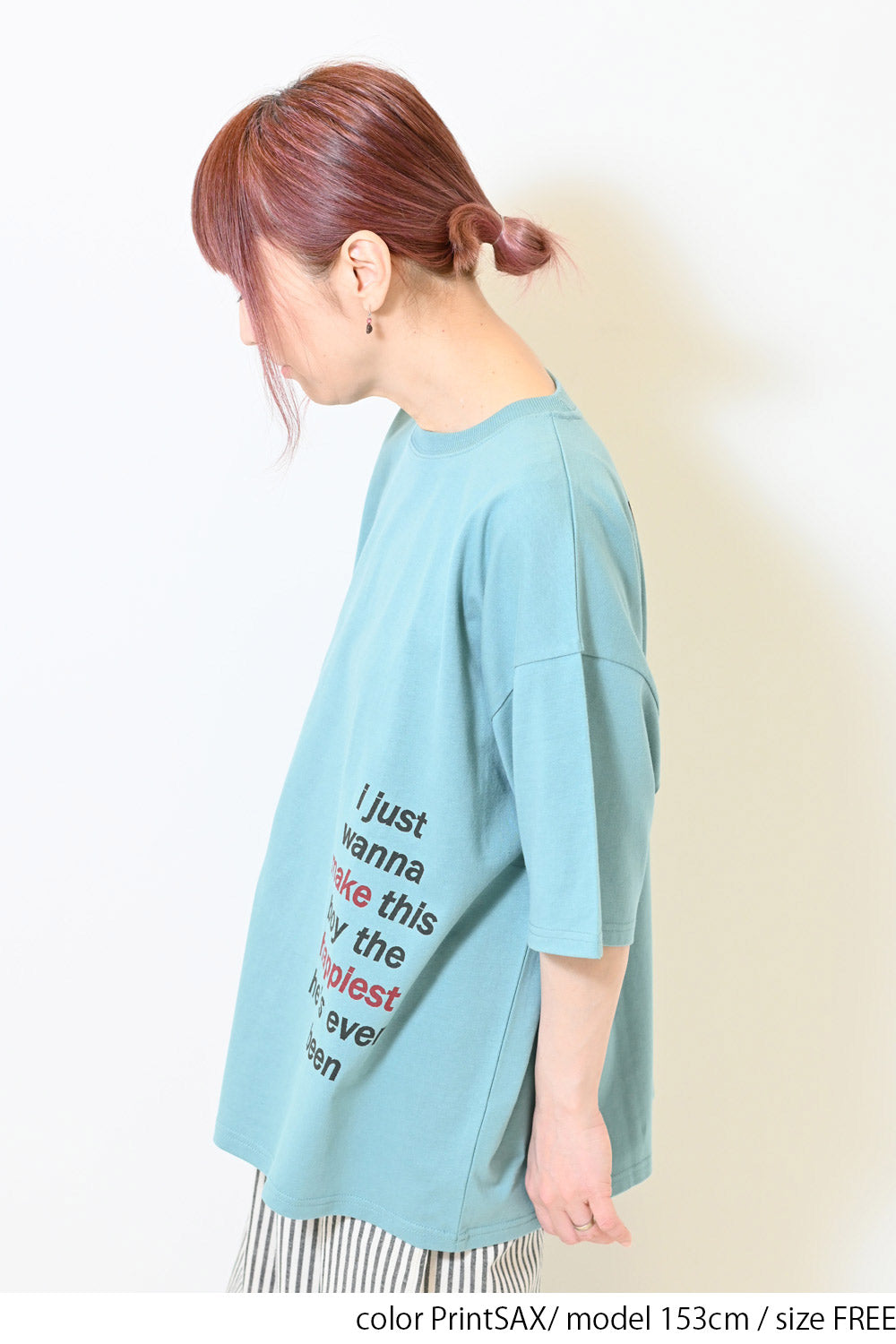 ≪SALE≫Side Logo Big Tee