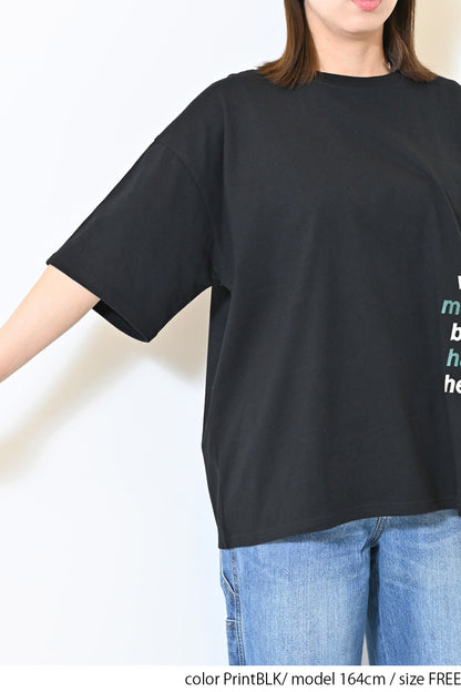 ≪SALE≫Side Logo Big Tee