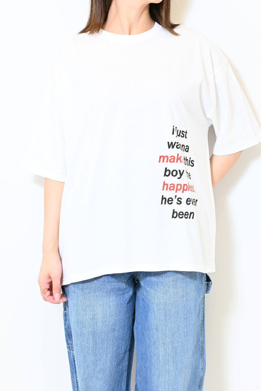 ≪SALE≫Side Logo Big Tee