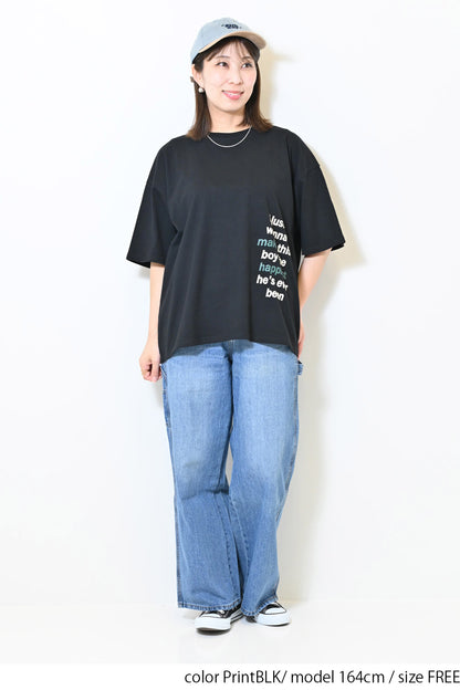 ≪SALE≫Side Logo Big Tee