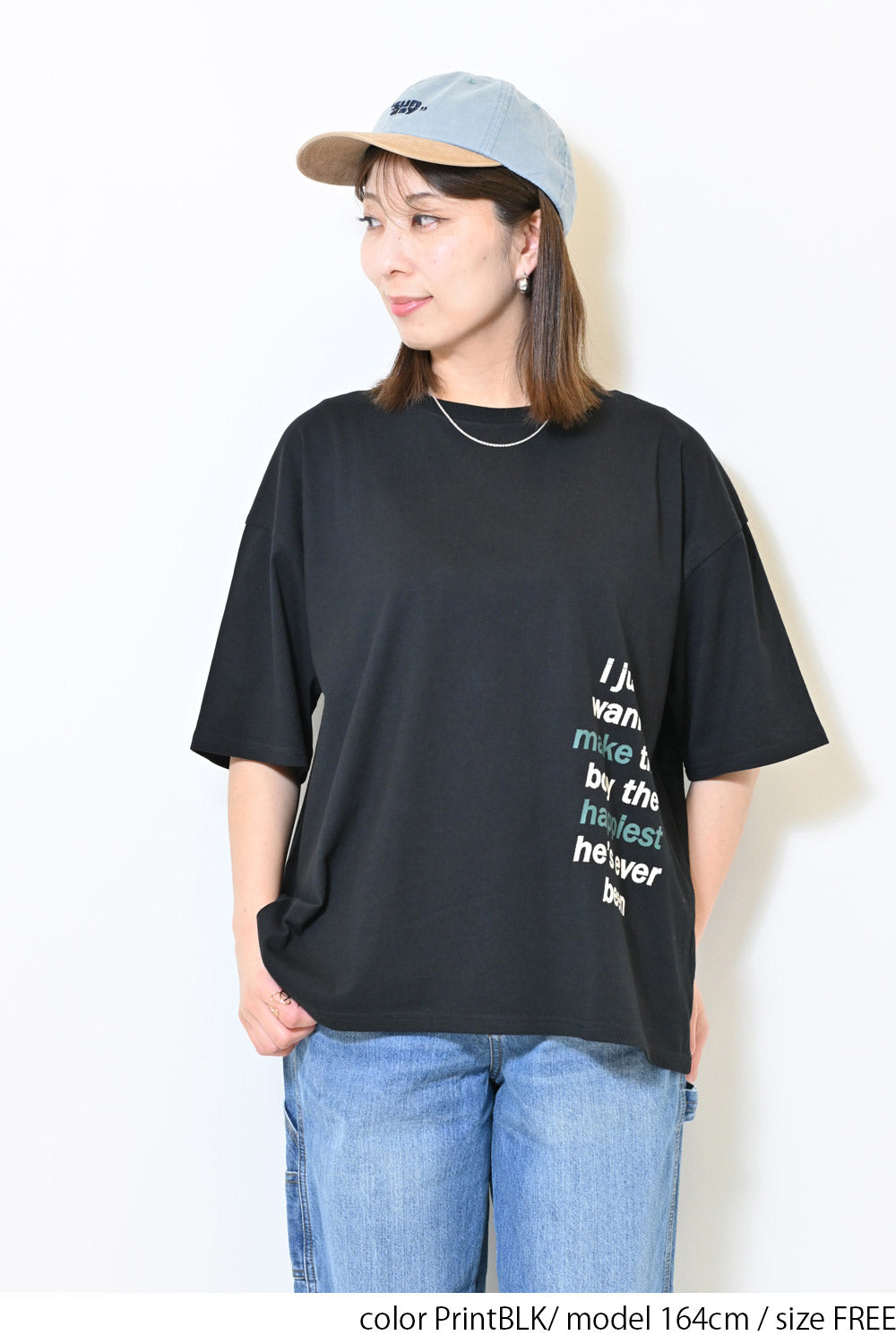 ≪SALE≫Side Logo Big Tee