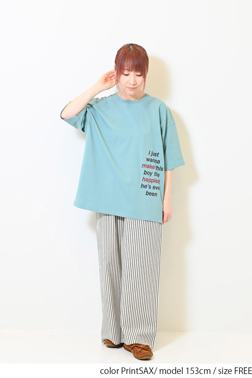 ≪SALE≫Side Logo Big Tee