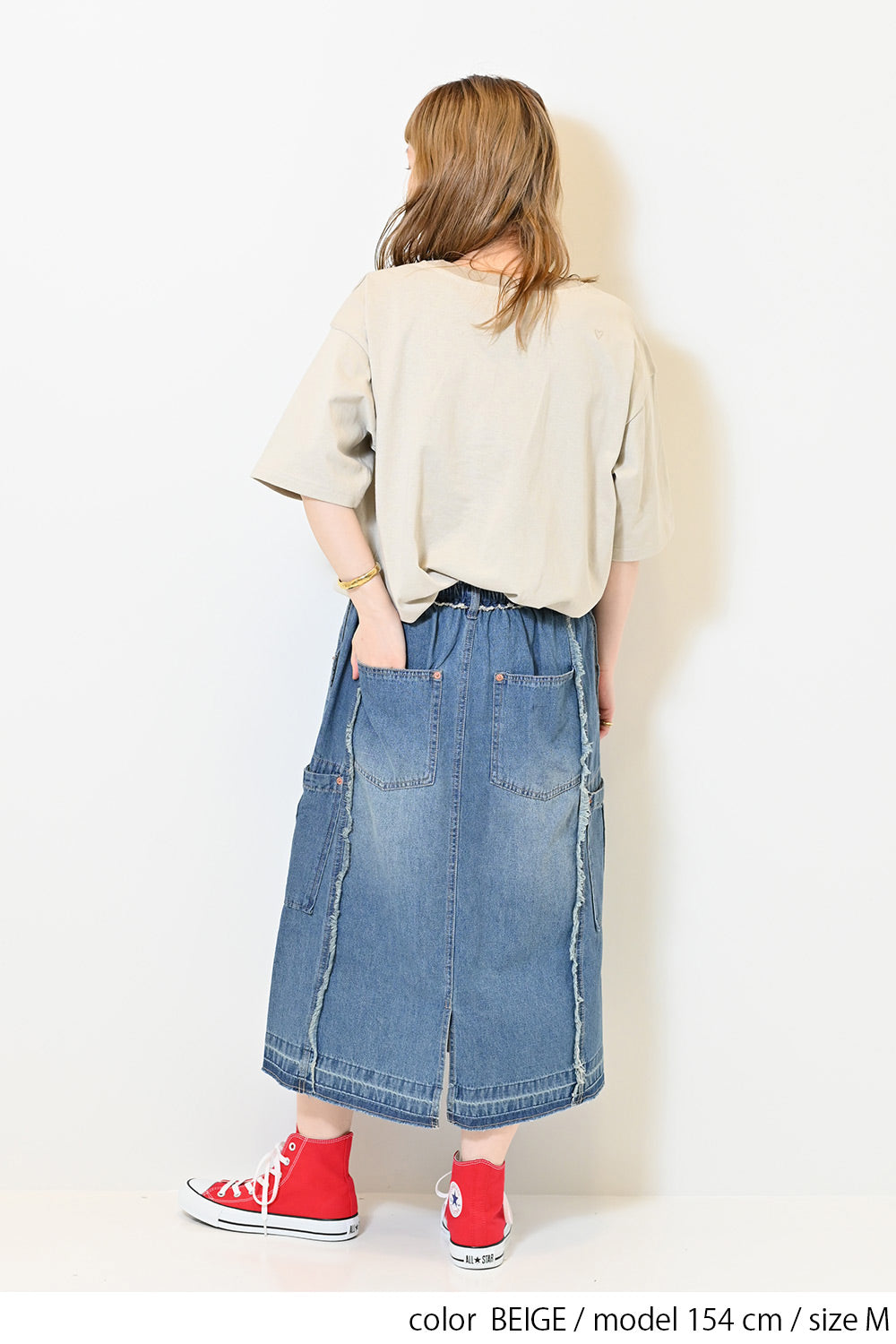 BEIGE / 154cm / M
