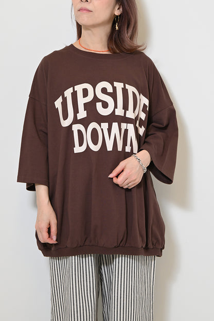 裾ギャザーCUPSIDEプルオーバー