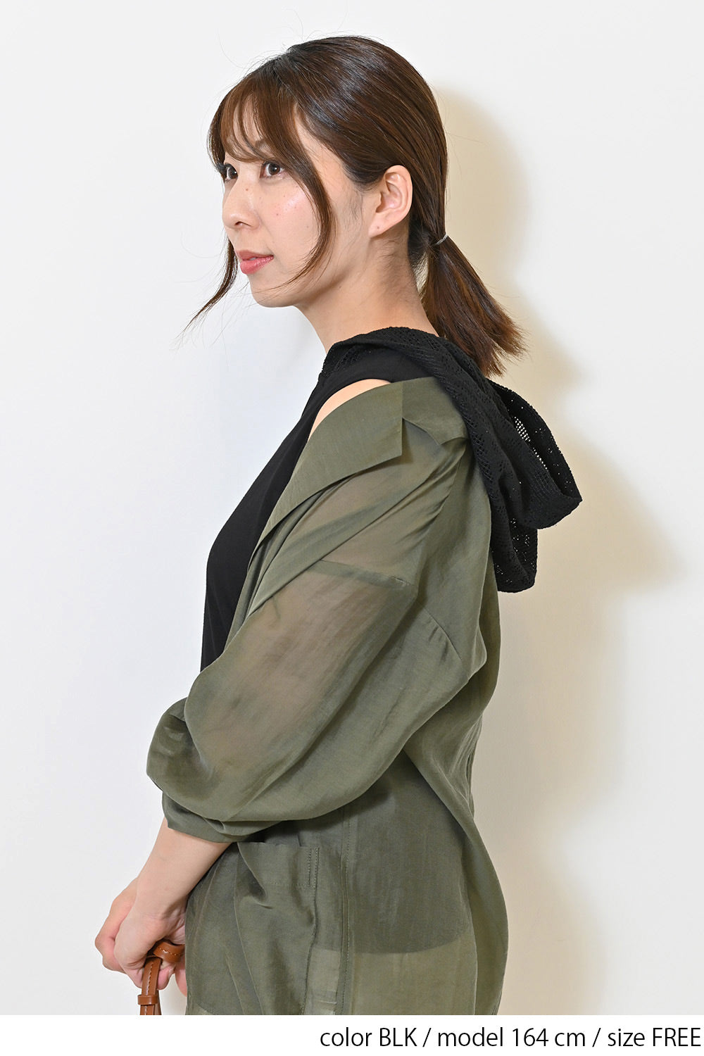 ≪SALE≫【charmmy】Hood Lace Pullover