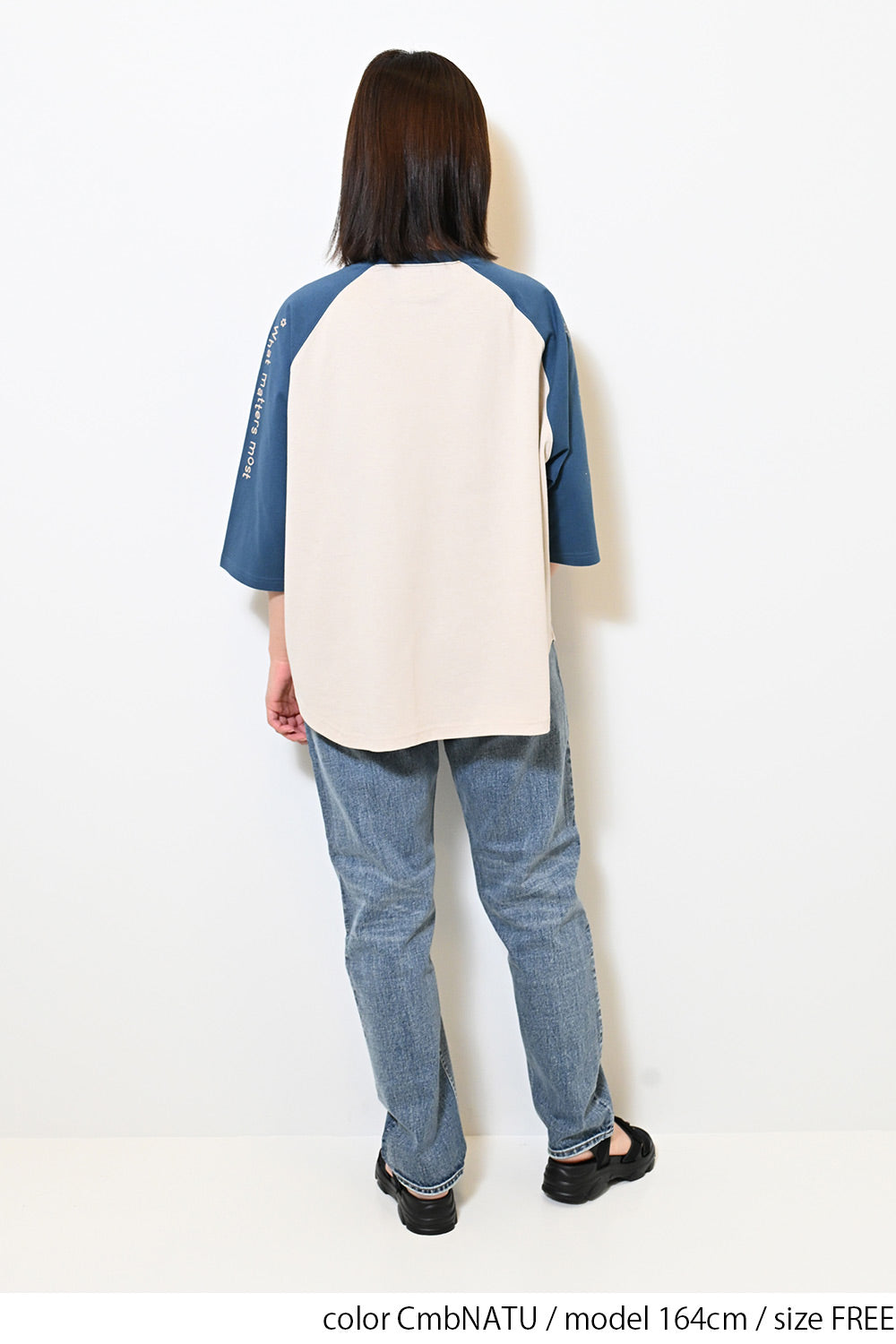 7月18日入荷》ラグラン袖刺繍7分袖TEE – HEART MARKET