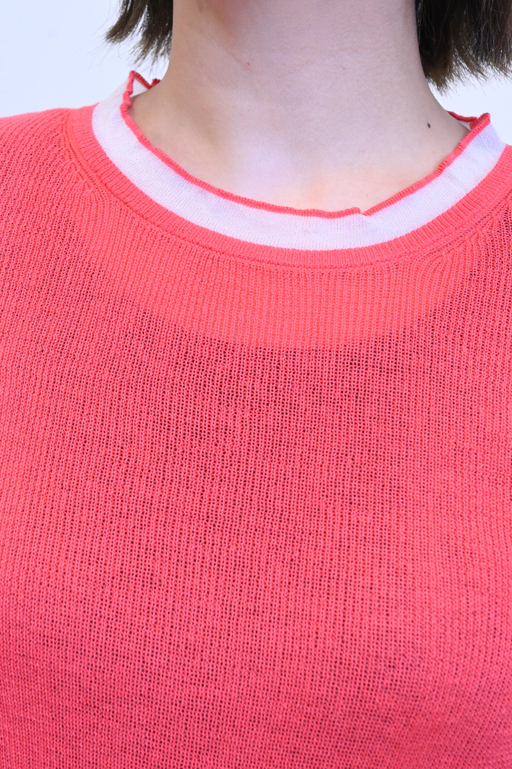 【charmmy】衿フリルニットプルオーバー