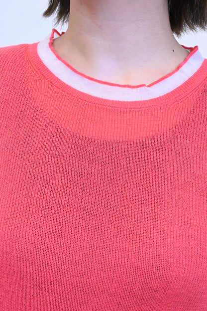 【charmmy】衿フリルニットプルオーバー