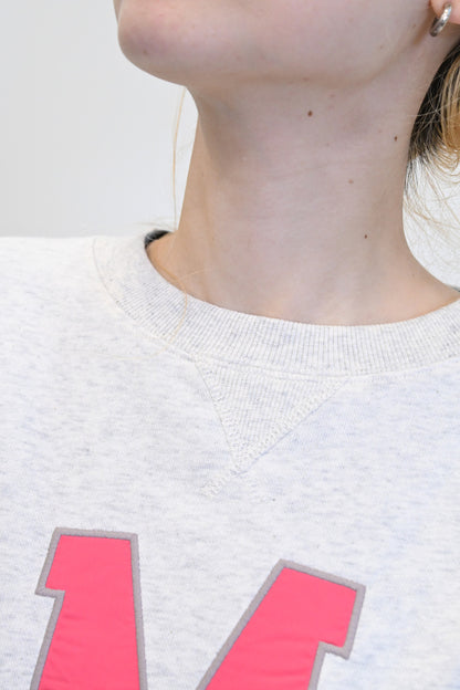 ≪SALE≫ 【charmmy】 Patch Embroidered Big Sweatshirt
