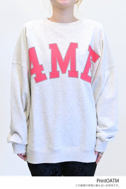 ≪SALE≫ 【charmmy】 Patch Embroidered Big Sweatshirt