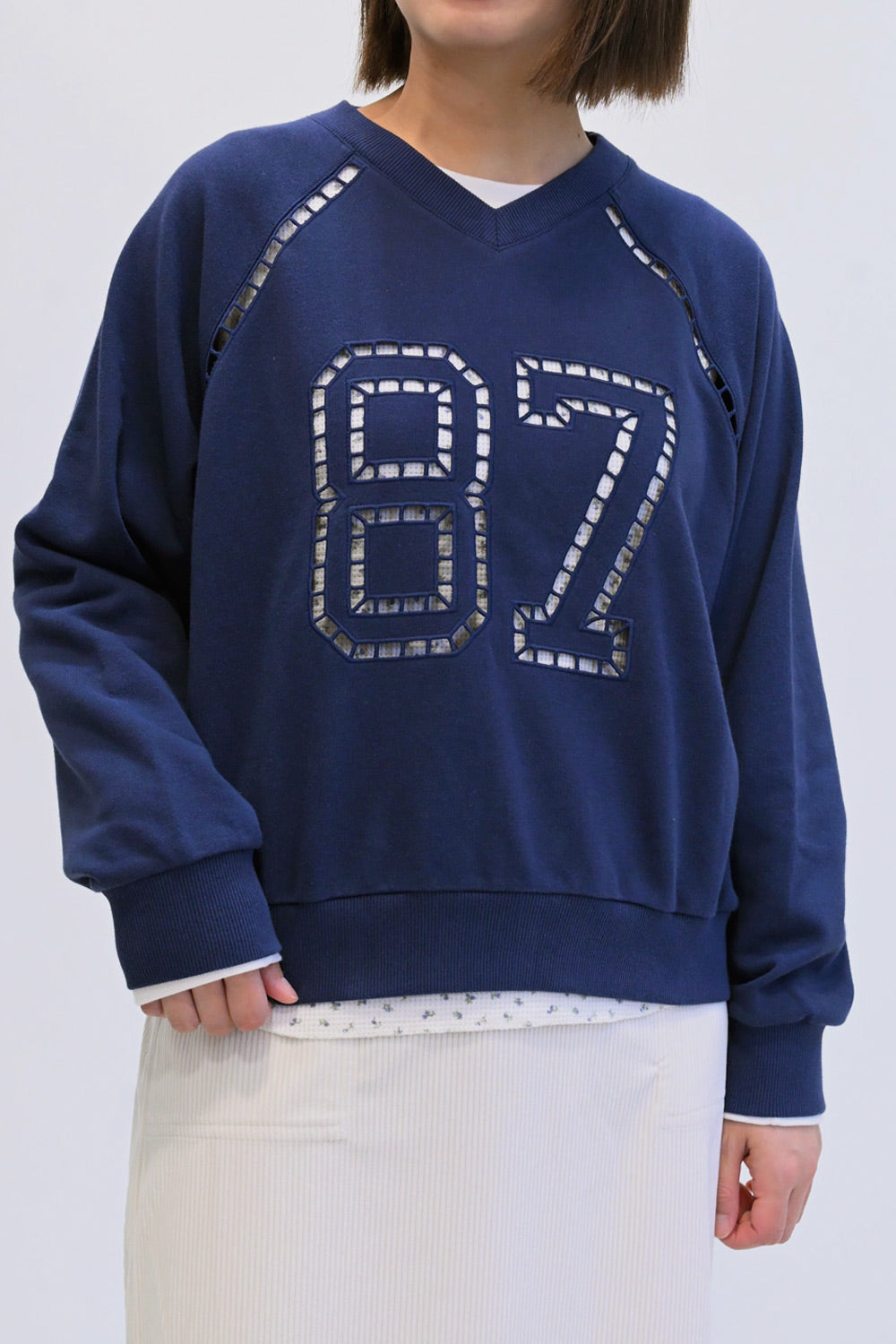 ≪SALE≫ 【charmmy】 Lace Number Sweatshirt