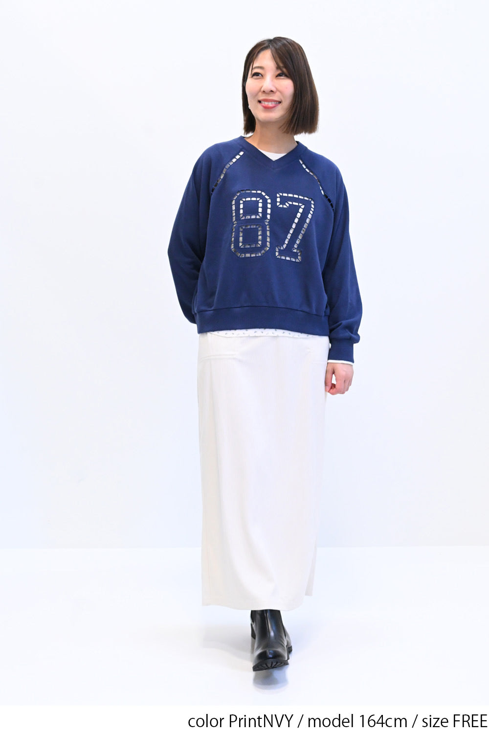 ≪SALE≫ 【charmmy】 Lace Number Sweatshirt