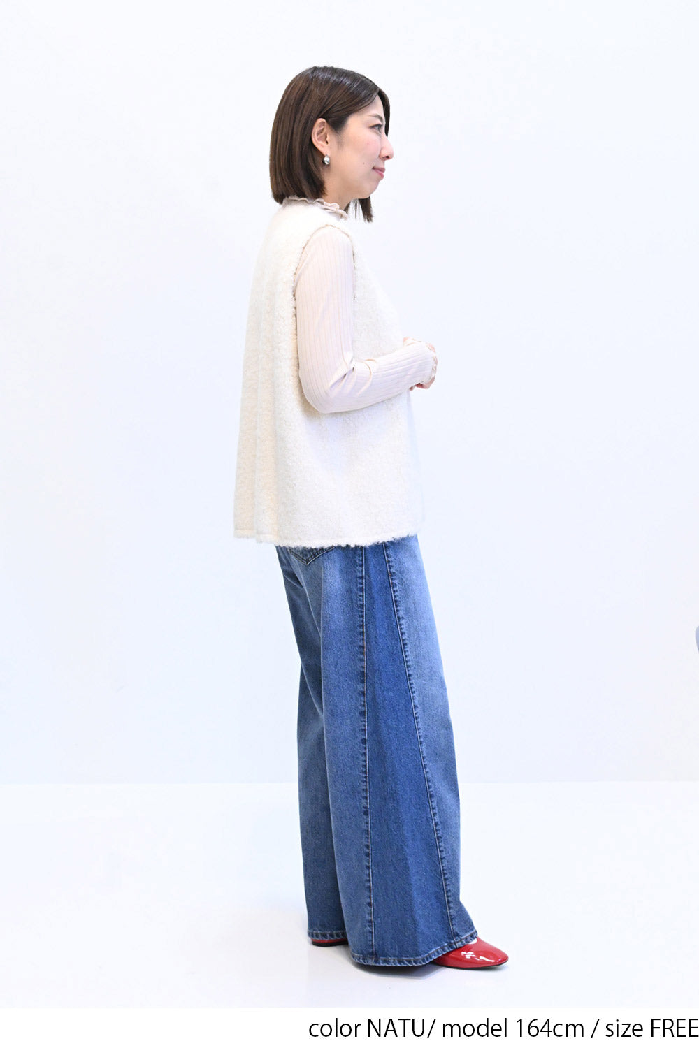 ≪SALE≫ 【charmmy】 Fur Vest
