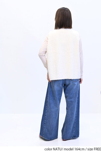 ≪SALE≫ 【charmmy】 Fur Vest