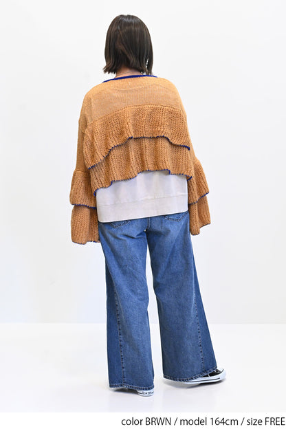 ≪SALE≫ 【charmmy】 Tiered Cardigan