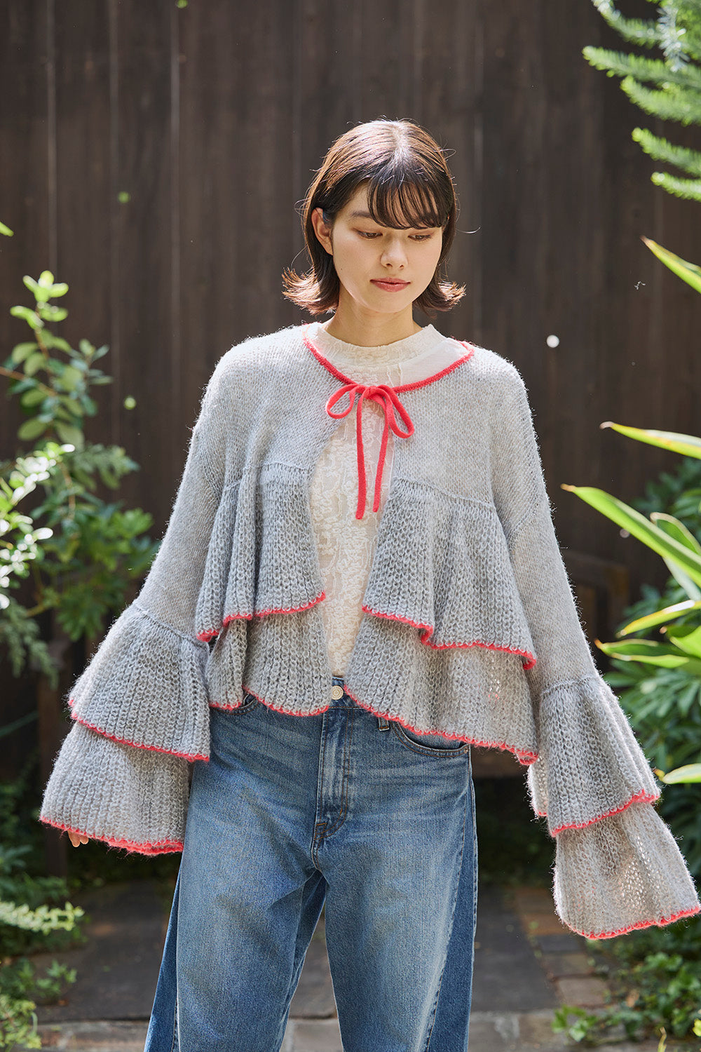 ≪SALE≫ 【charmmy】 Tiered Cardigan