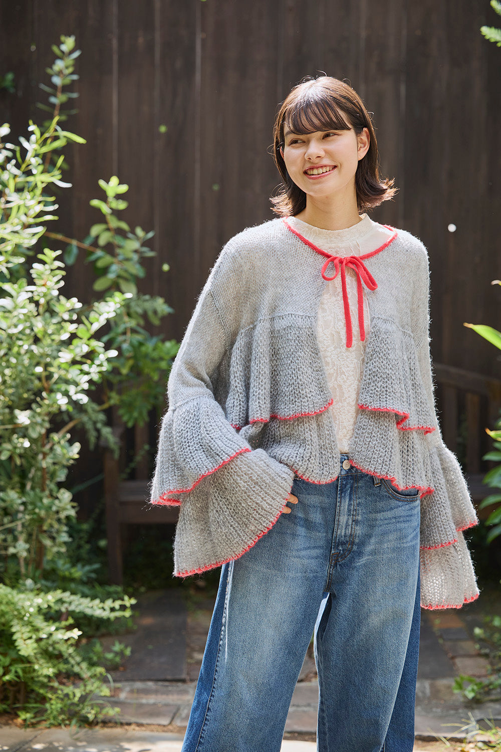 ≪SALE≫ 【charmmy】 Tiered Cardigan