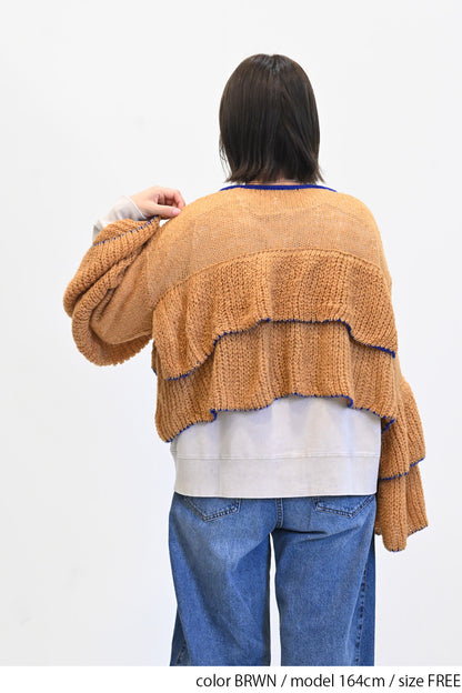 ≪SALE≫ 【charmmy】 Tiered Cardigan