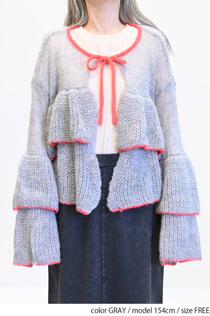 ≪SALE≫ 【charmmy】 Tiered Cardigan