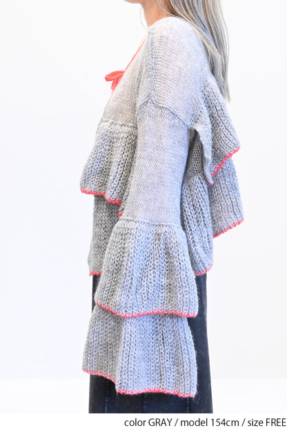 ≪SALE≫ 【charmmy】 Tiered Cardigan
