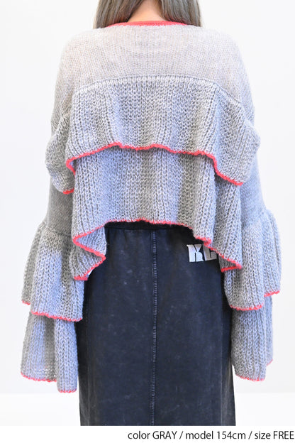 ≪SALE≫ 【charmmy】 Tiered Cardigan