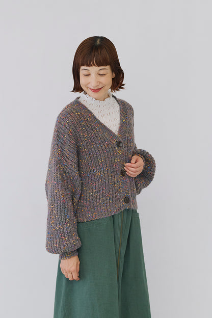 ≪SALE≫ 【charmmy】 Cut-and-Sew Lace Petit High Pullover