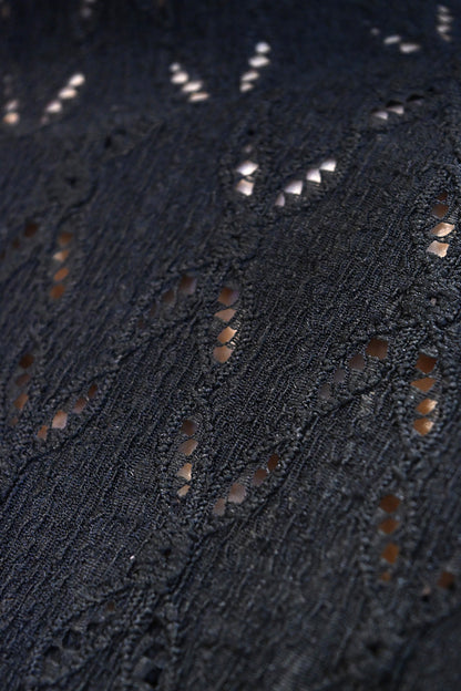 ≪SALE≫ 【charmmy】 Cut-and-Sew Lace Petit High Pullover