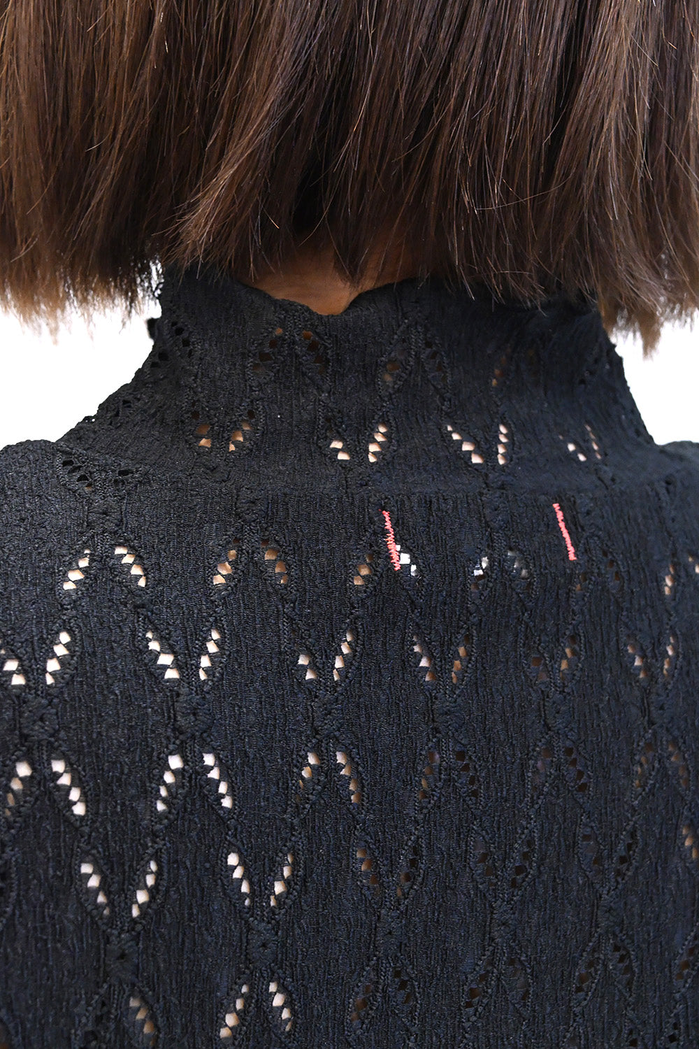 ≪SALE≫ 【charmmy】 Cut-and-Sew Lace Petit High Pullover