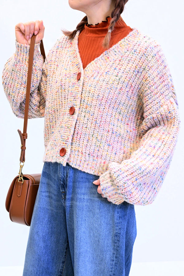 ≪SALE≫ 【charmmy】 Colorful Knit Cardigan