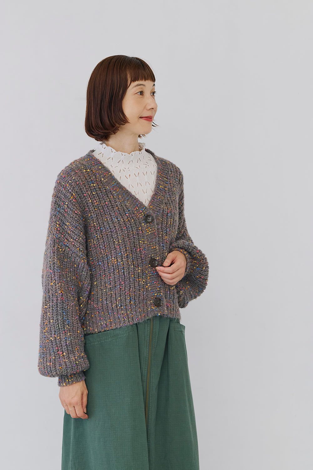 セ*ー様 美品 WONDERFUL WORLD ニットカーディガン いちご スト charmmy】カラフルニットカーディガン – HEART MARKET