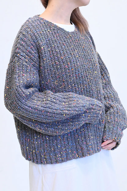 ≪SALE≫【charmmy】カラフルニットプルオーバー