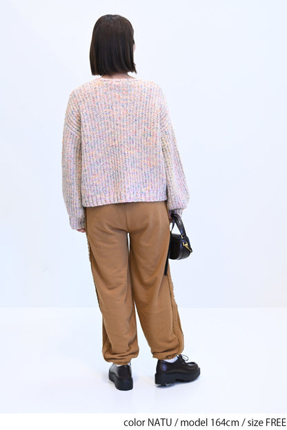 ≪SALE≫【charmmy】カラフルニットプルオーバー