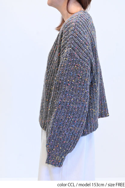 ≪SALE≫【charmmy】カラフルニットプルオーバー