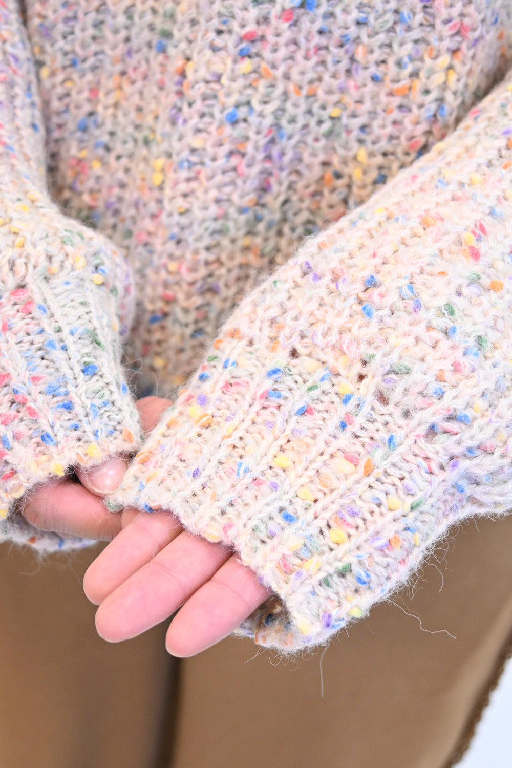 ≪SALE≫【charmmy】カラフルニットプルオーバー