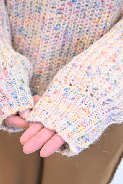 ≪SALE≫【charmmy】カラフルニットプルオーバー