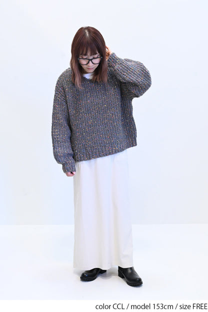 ≪SALE≫【charmmy】カラフルニットプルオーバー