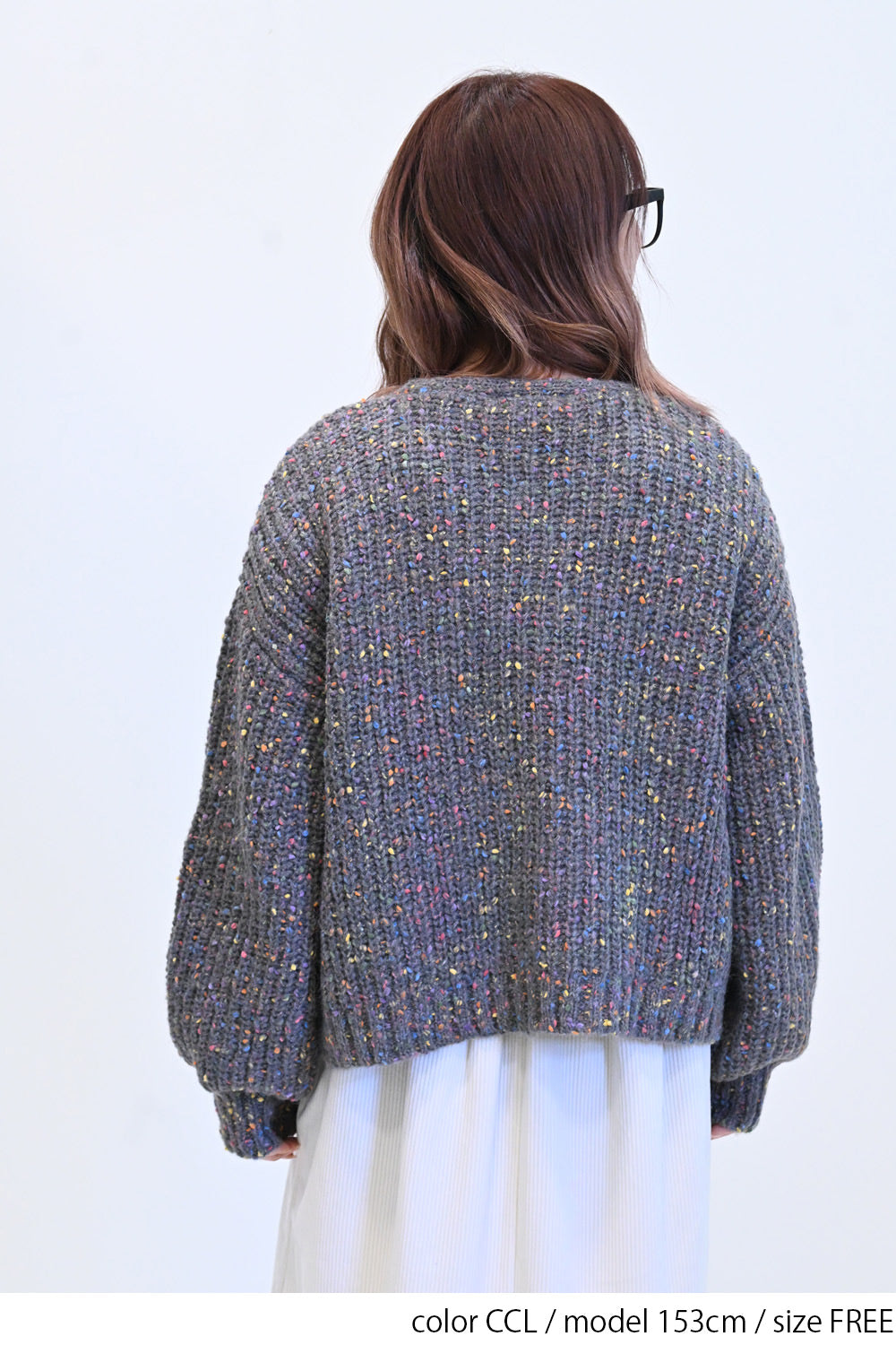 ≪SALE≫【charmmy】カラフルニットプルオーバー